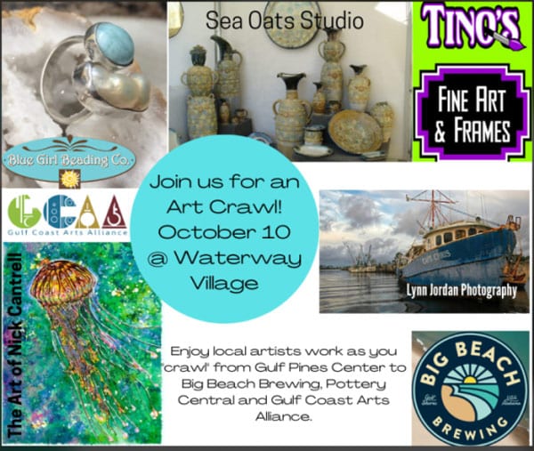 Waterway Village Art Crawl Being Held Tomorrow