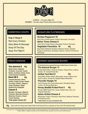 Corner 251 Reopens At The Admiral Hotel
