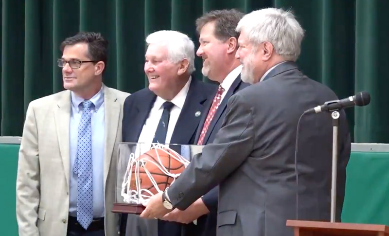 McElroy Honored at Clark-Shaw Naming Ceremony