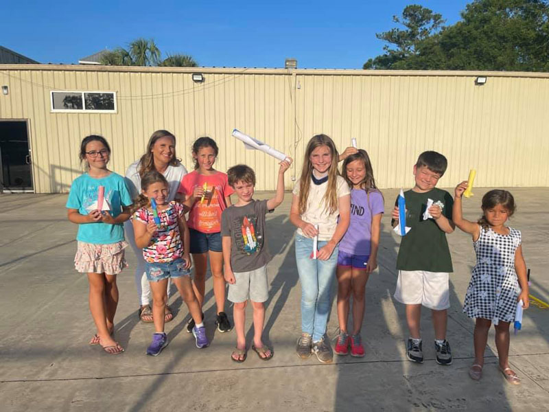 Stem For Kids To Cut Ribbon In Fairhope