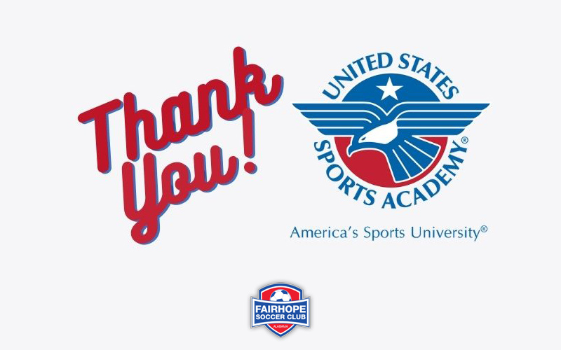 United States Sports Academy Sponsors Fairhope Soccer
