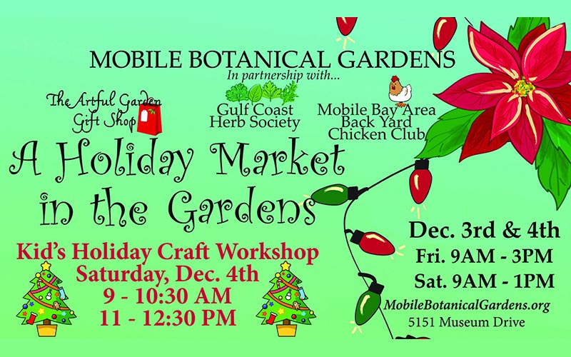 Mobile Botanical Garden Hosting Holiday Market In The Gardens This Weekend