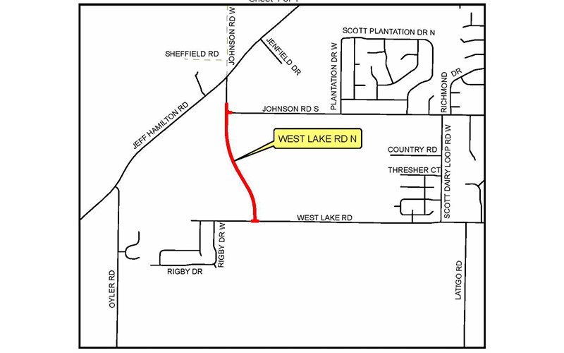 West Lake Road Opens In West Mobile