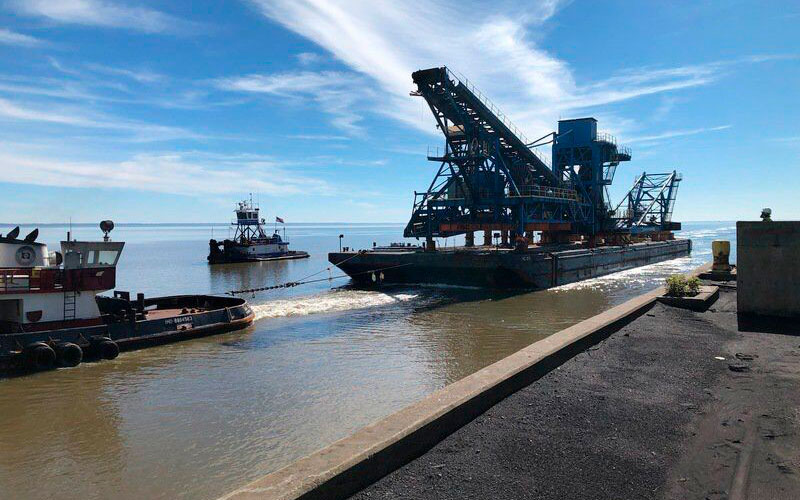 Stacker-Reclaimer Arrives In Mobile