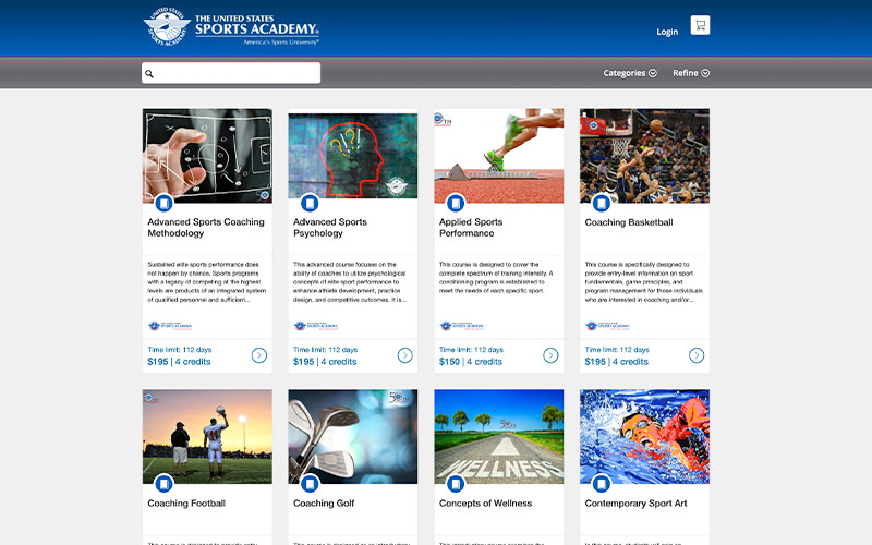 United States Sports Academy (USSA) Online CE Courses
