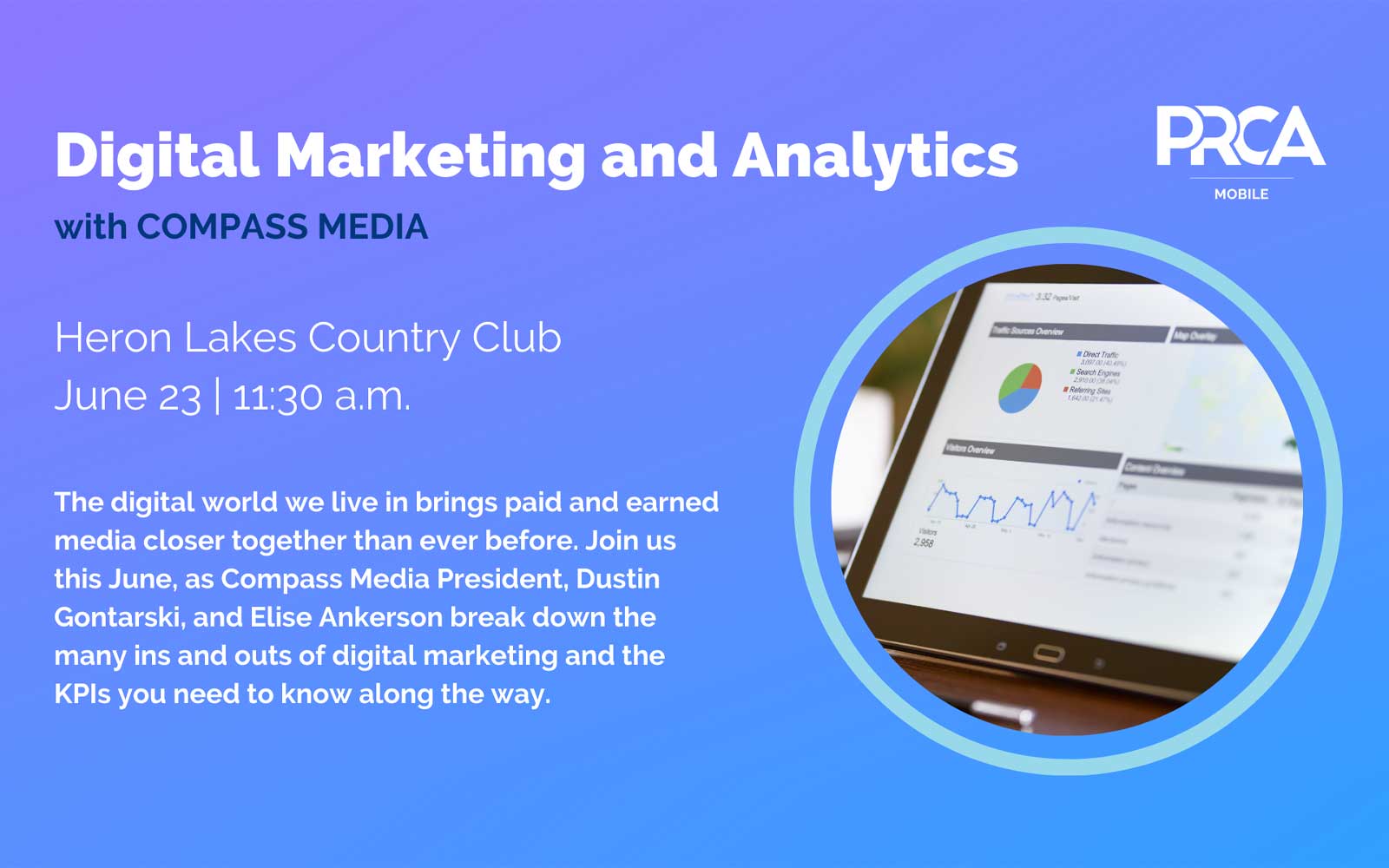 PRCA June Luncheon To Focus On Digital Marketing