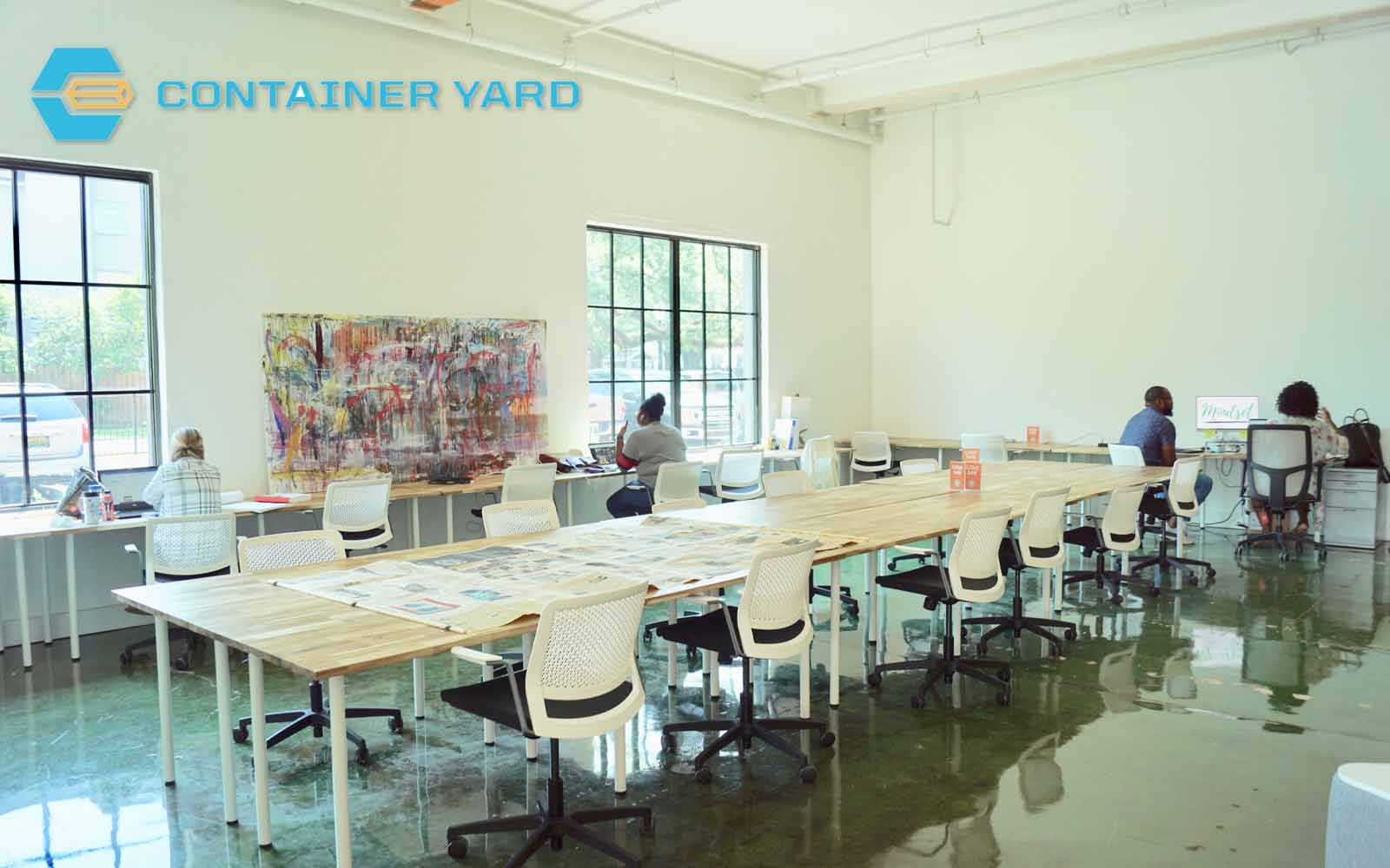 Container Yard Hosting Coastal Conversation
