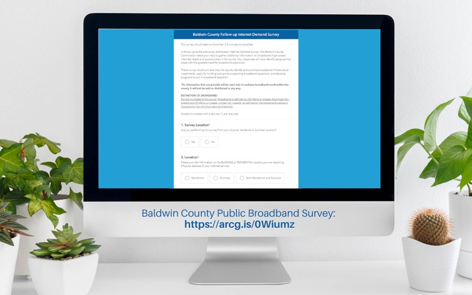 Baldwin County Broadband Survey Open