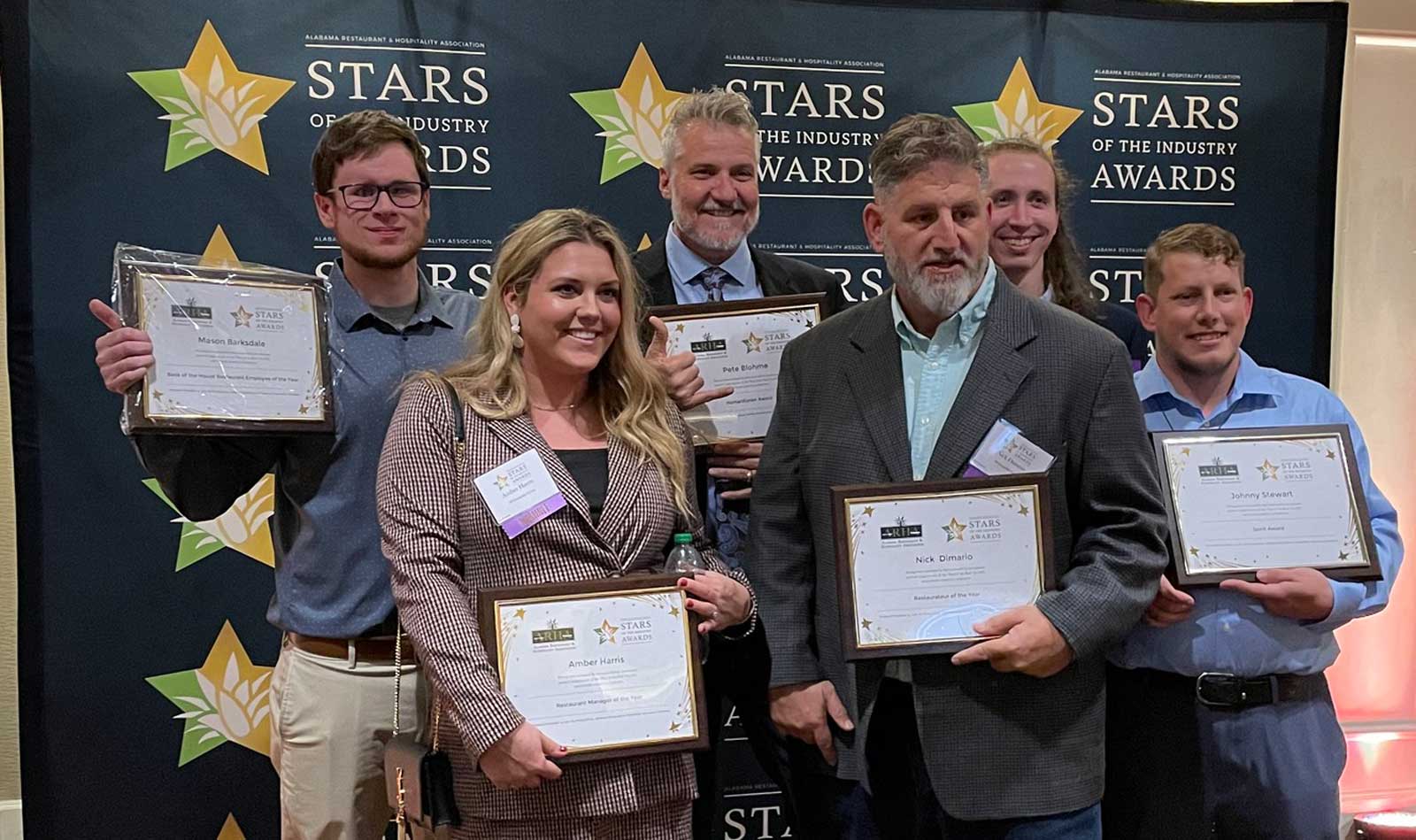 Members Of Panini Pete Hospitality Group Win Industry Awards