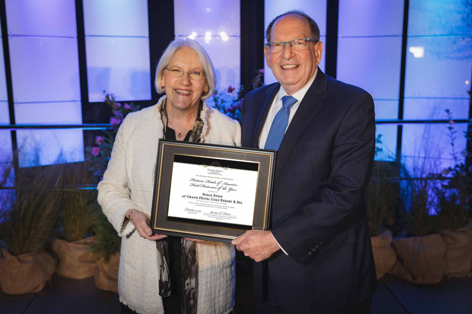 Grand Hotel Historian Wins National Historic Hotels Award