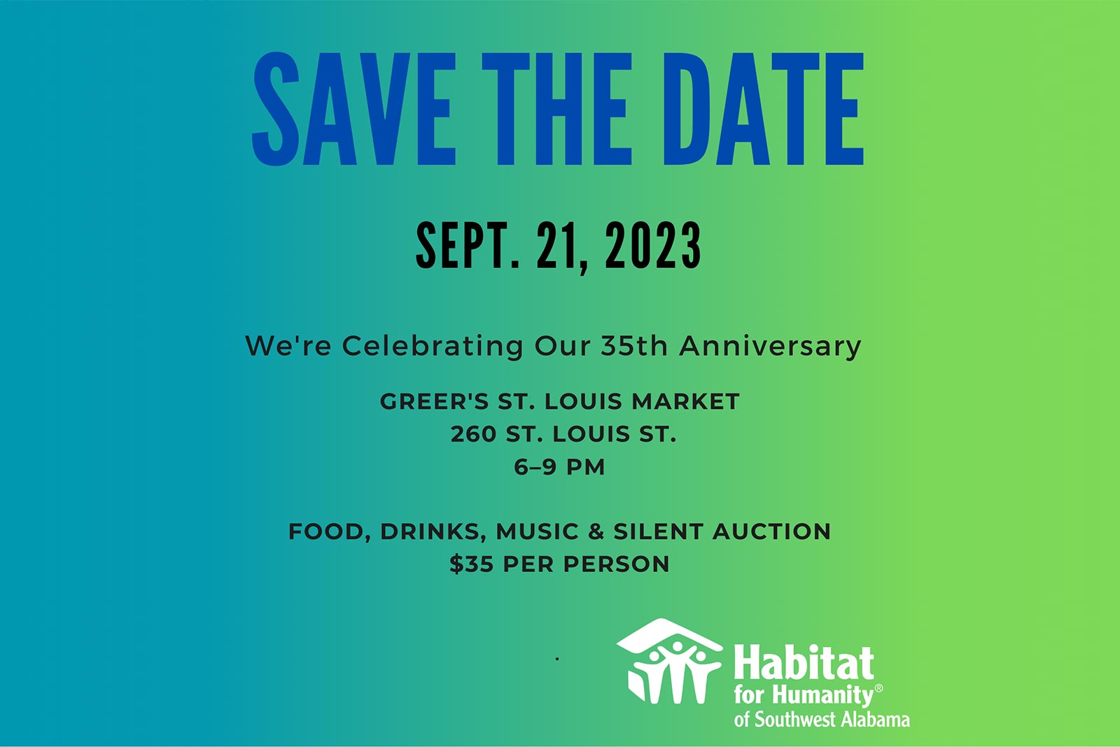 Habitat For Humanity Anniversary Celebration Announced