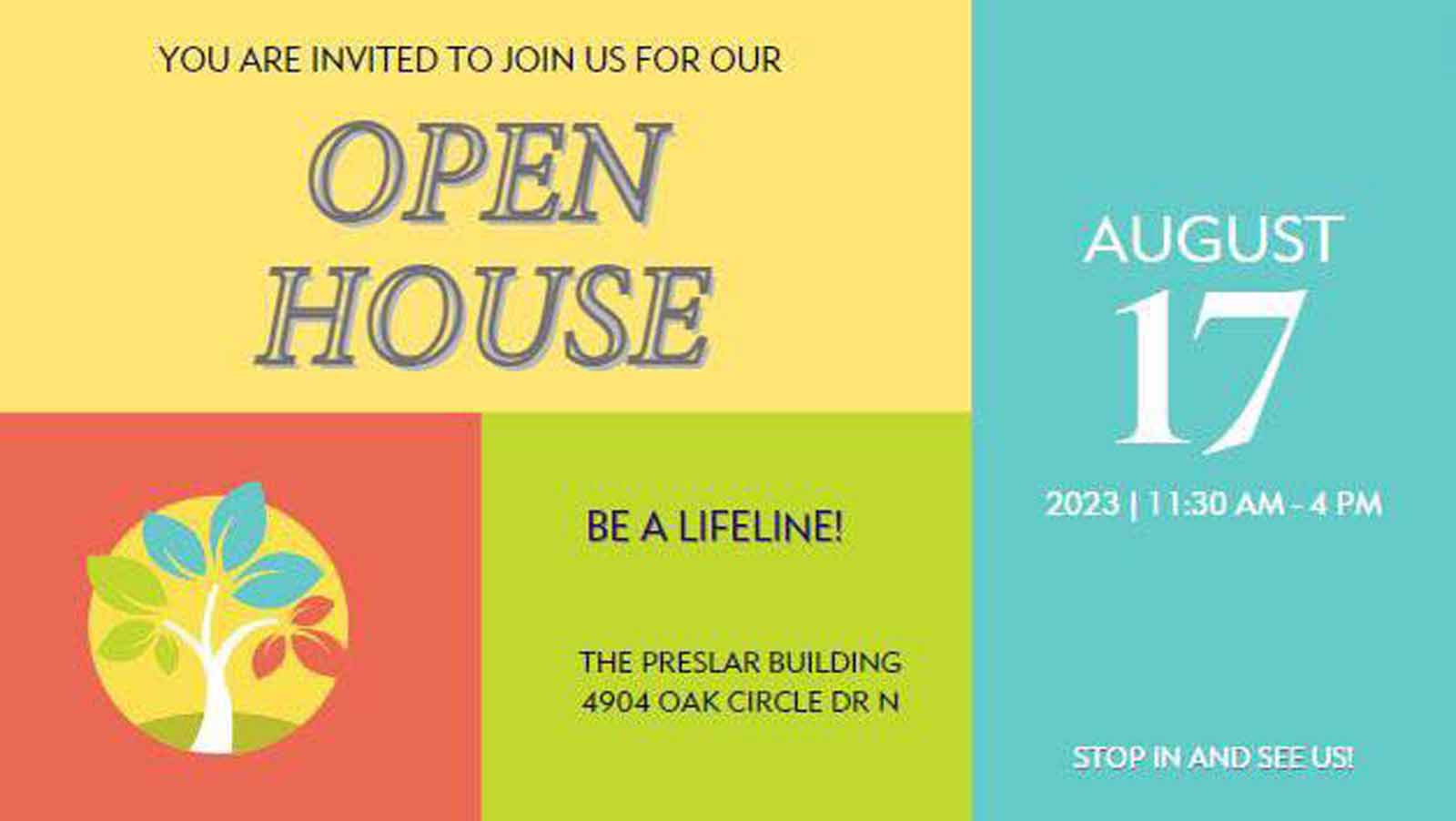 Lifelines Counseling Open House Coming Up