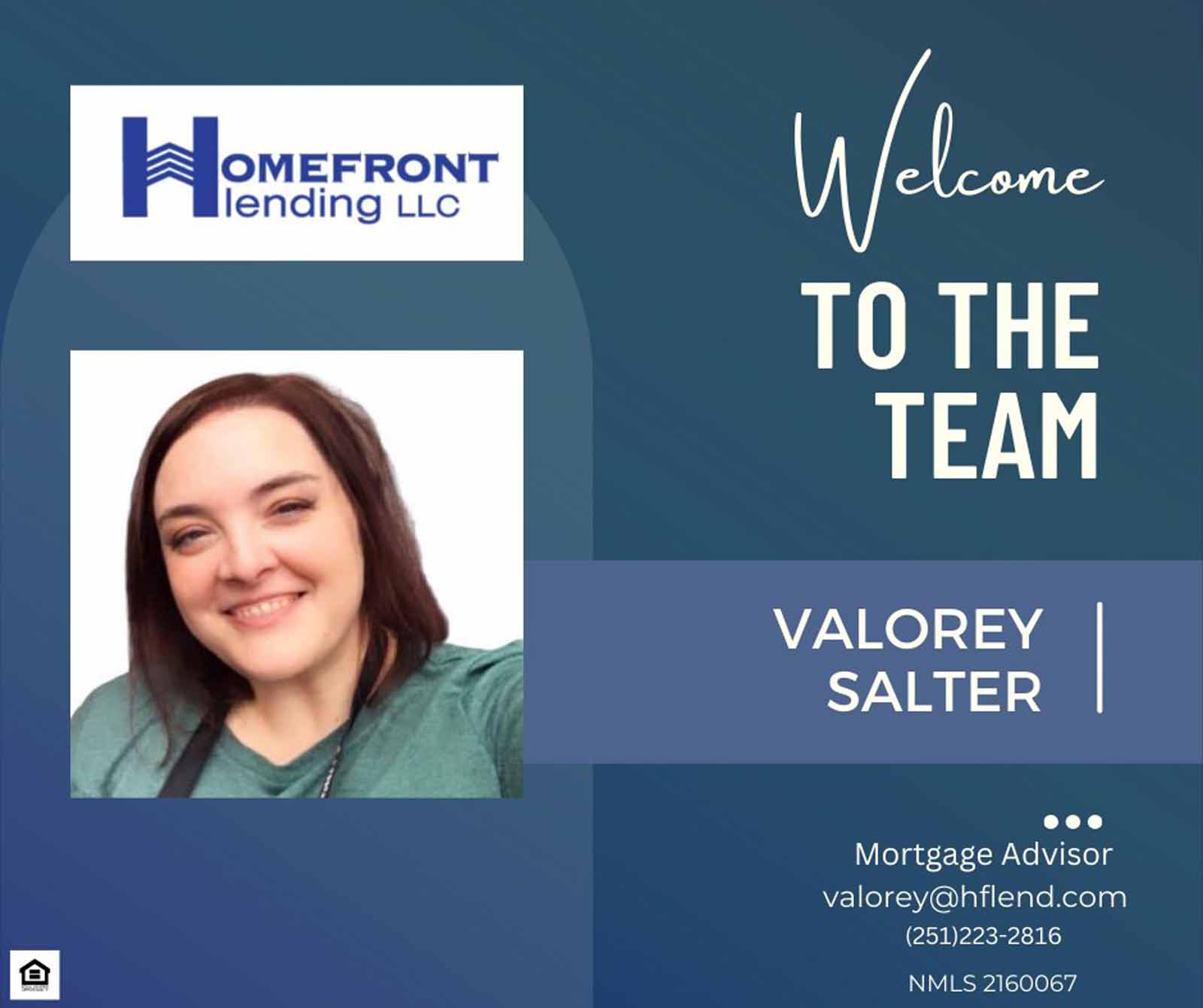 Salter Rejoins Homefront Lending