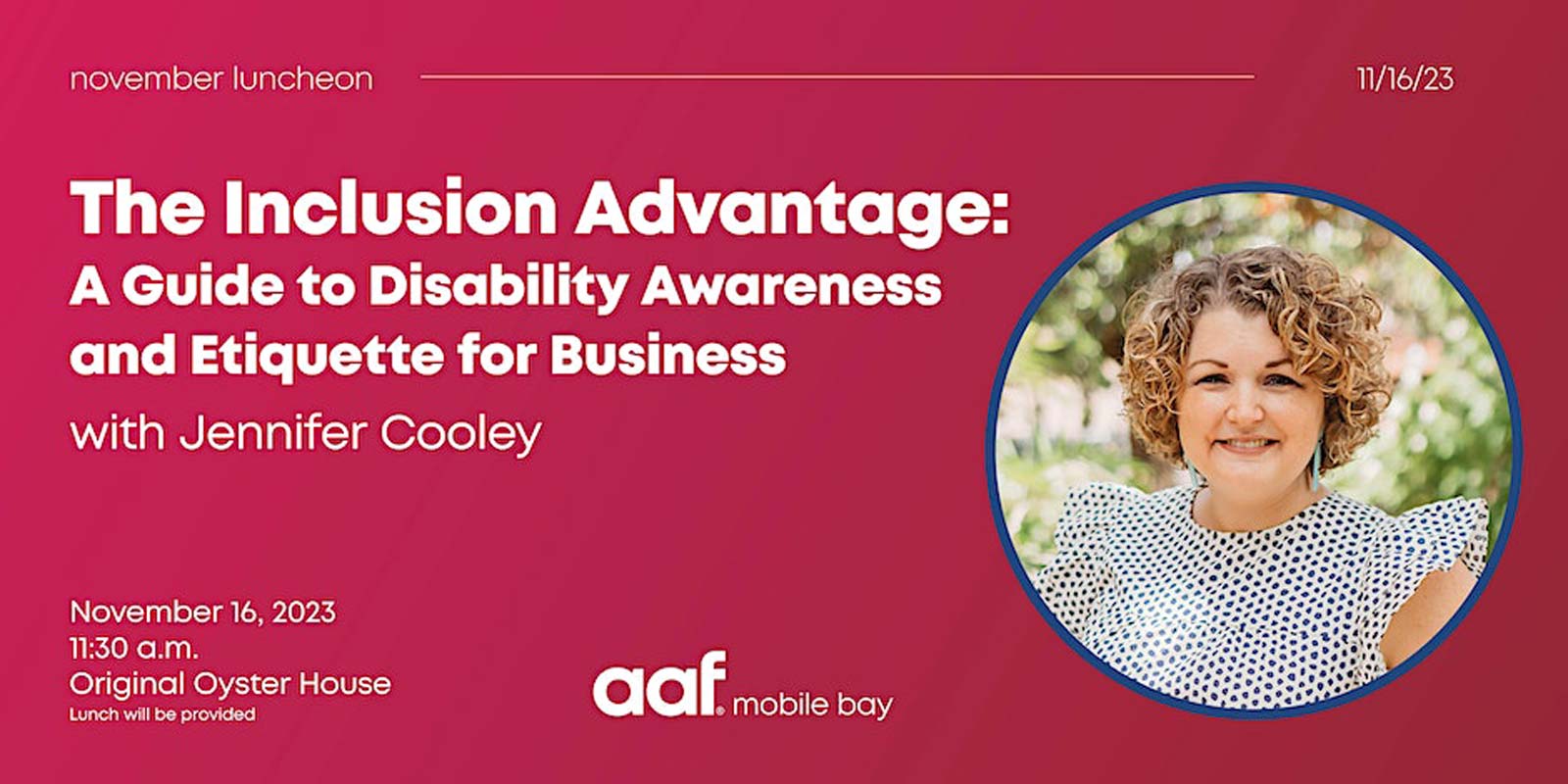 AAF Mobile Bay And United Cerebral Palsy Hosting Event On Inclusion