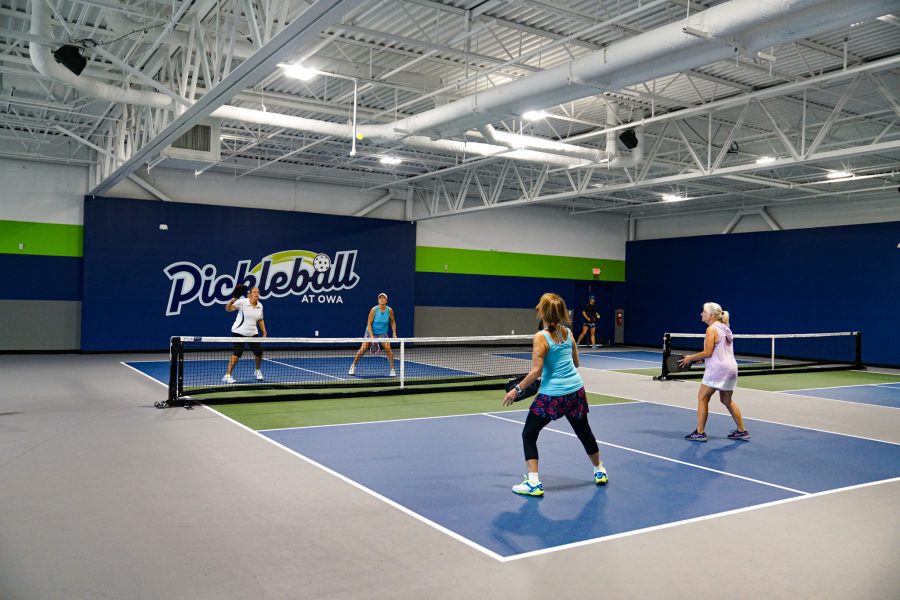 INDOOR PICKLEBALL COURTS OPEN IN DOWNTOWN OWA