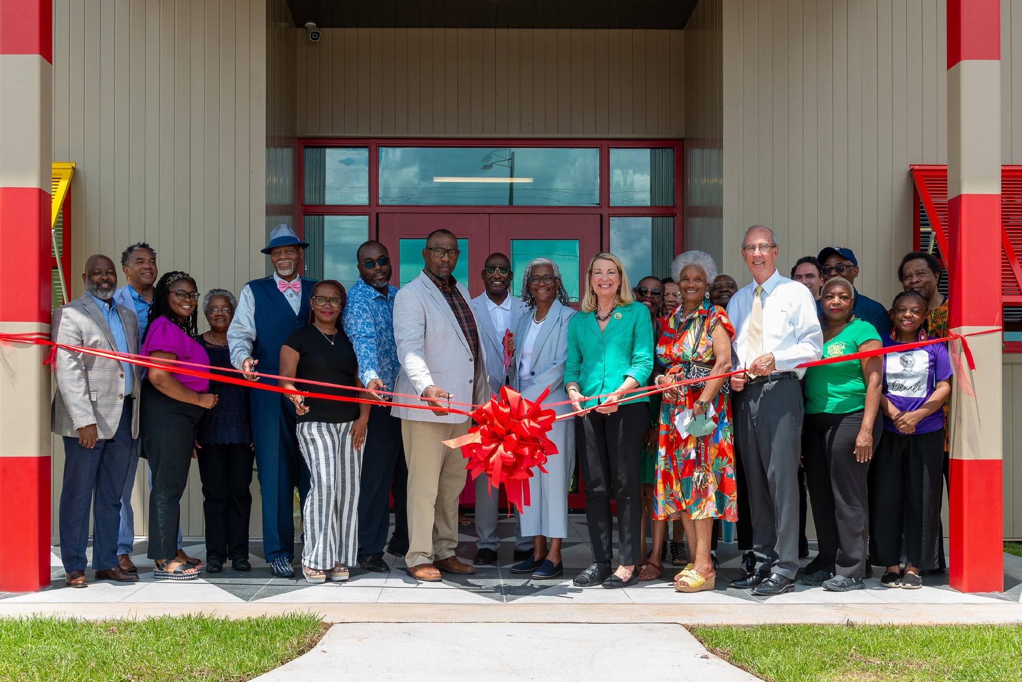 AFRICATOWN HALL & FOOD BANK OPENS