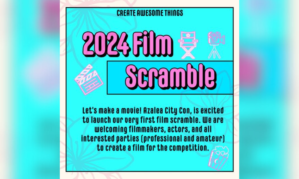 AZALEA CITY CON TO HOST INAUGURAL FILM SCRAMBLE