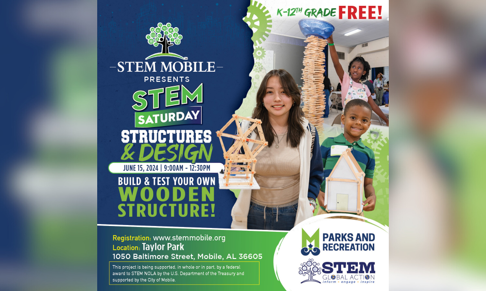 NEXT STEM SATURDAY IS TOMORROW