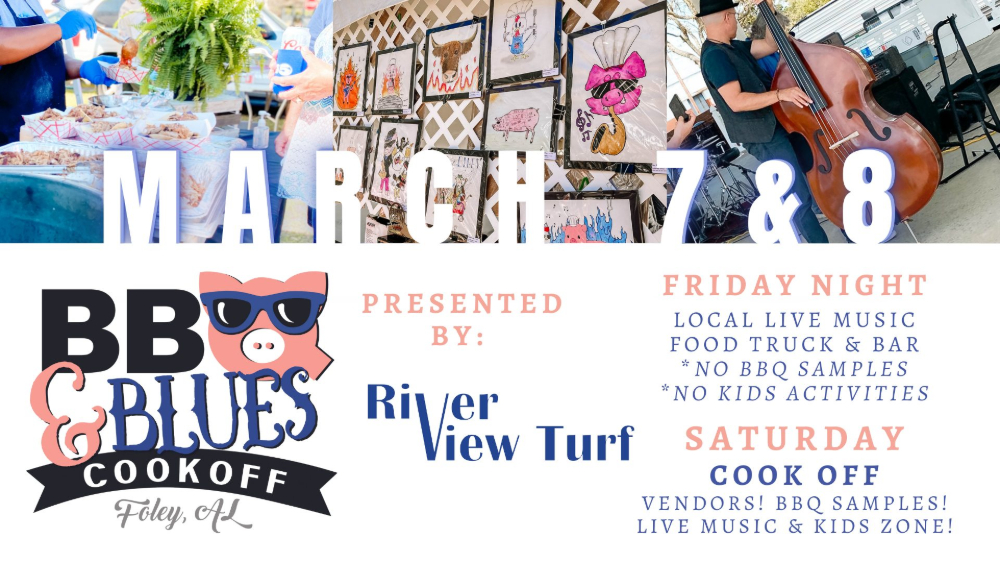 BBQ & BLUES COMING TO FOLEY ON MARCH 7-8