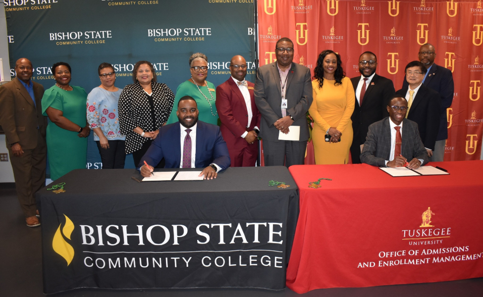 BISHOP STATE, TUSKEGEE UNIVERSITY SIGN MOU