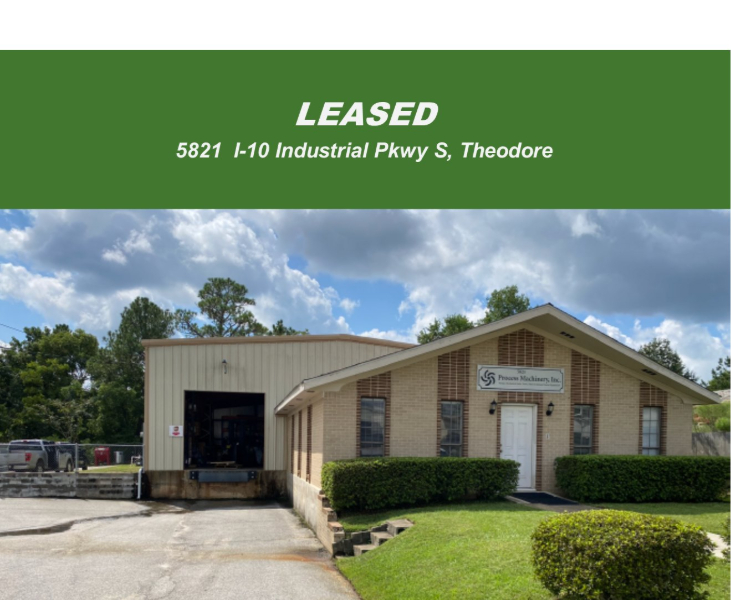 INDUSTRIAL PARKWAY PROPERTY LEASED