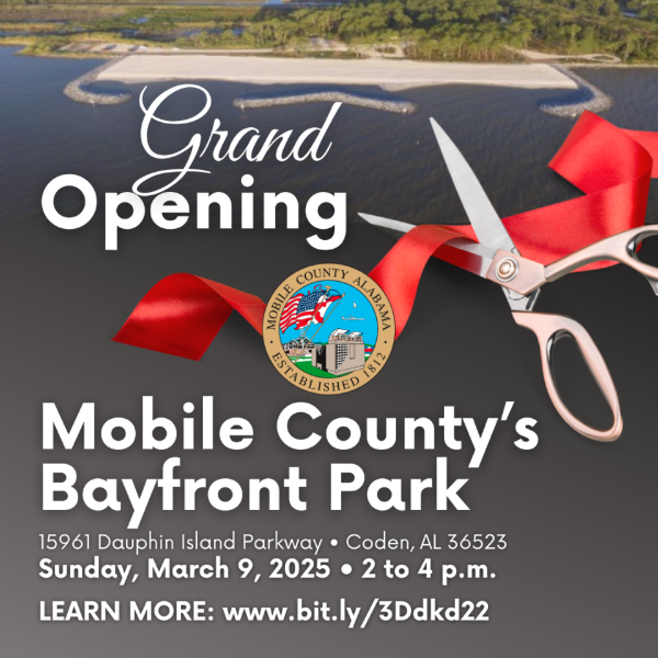MOBILE COUNTY TO REOPEN BAYFRONT PARK ON MARCH 9