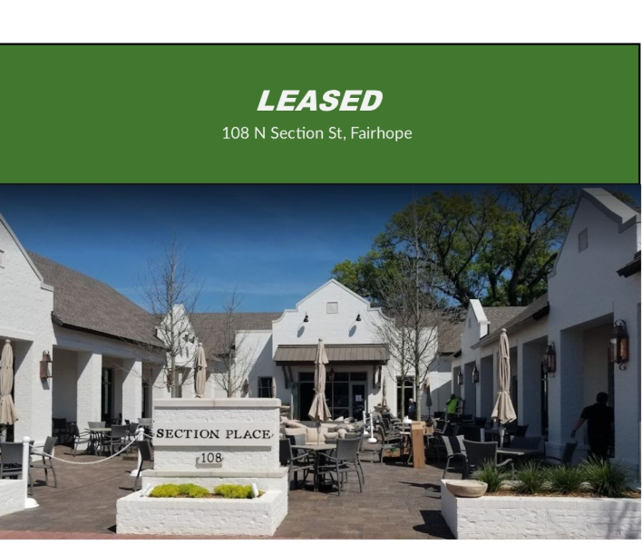 PIECES BOUTIQUE LEASES FAIRHOPE SPACE