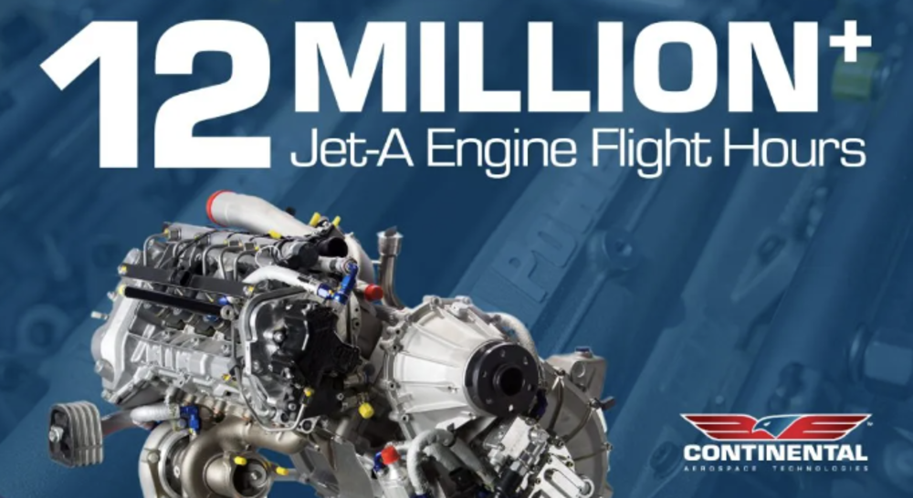 CONTINENTAL’S ENGINE SERIES SURPASSES 12 MILLION FLIGHT HOURS