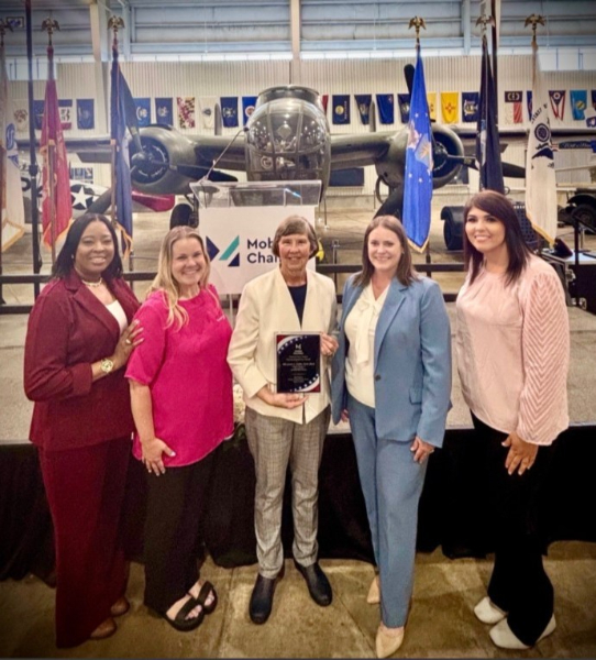 KEESLER PRESENTS COOPER WITH OUTSTANDING SERVICE AWARD