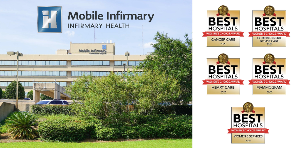 MOBILE INFIRMARY RECEIVES FIVE WOMEN’S CHOICE AWARDS