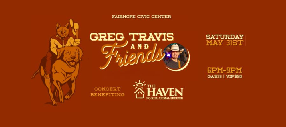 TRAVIS CONCERT TO BENEFIT THE HAVEN