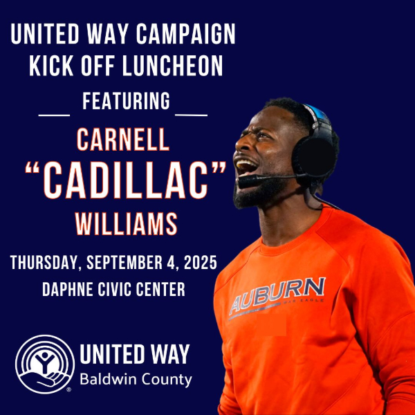 CADILLAC WILLIAMS TO SPEAK AT UNITED WAY LUNCHEON