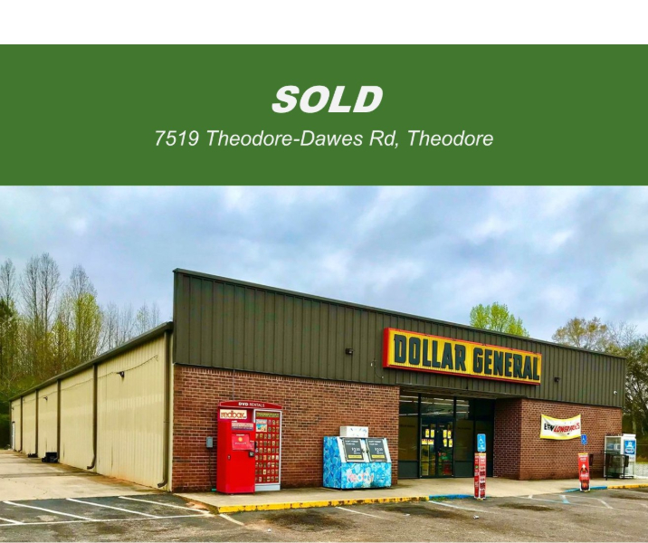 DOLLAR GENERAL-LEASED PROPERTY SOLD IN THEODORE
