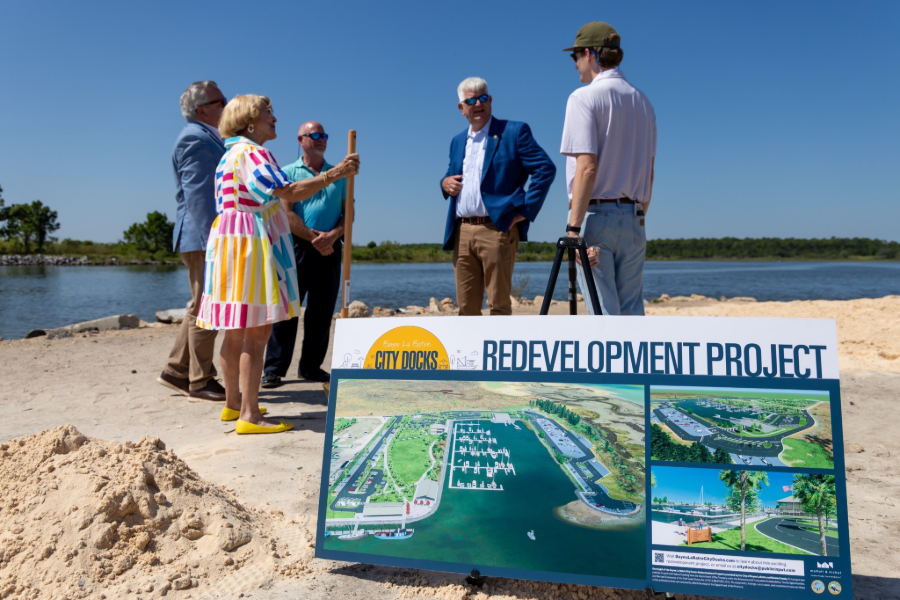 BAYOU LA BATRE CITY DOCKS REDEVELOPMENT BEGINS