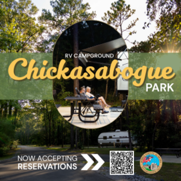 CHICKASABOGUE PARK ACCEPTING ONLINE RESERVATIONS