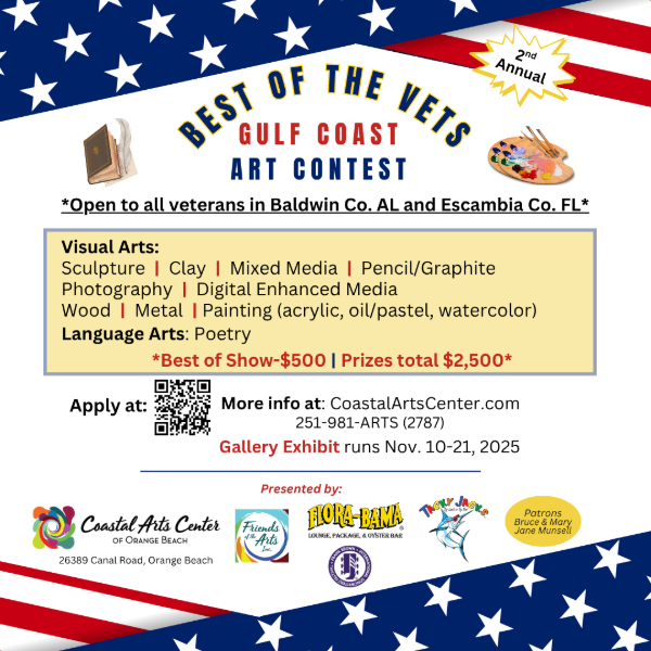 COASTAL ARTS CENTER BEST OF VETS CONTEST HAS BEGUN_