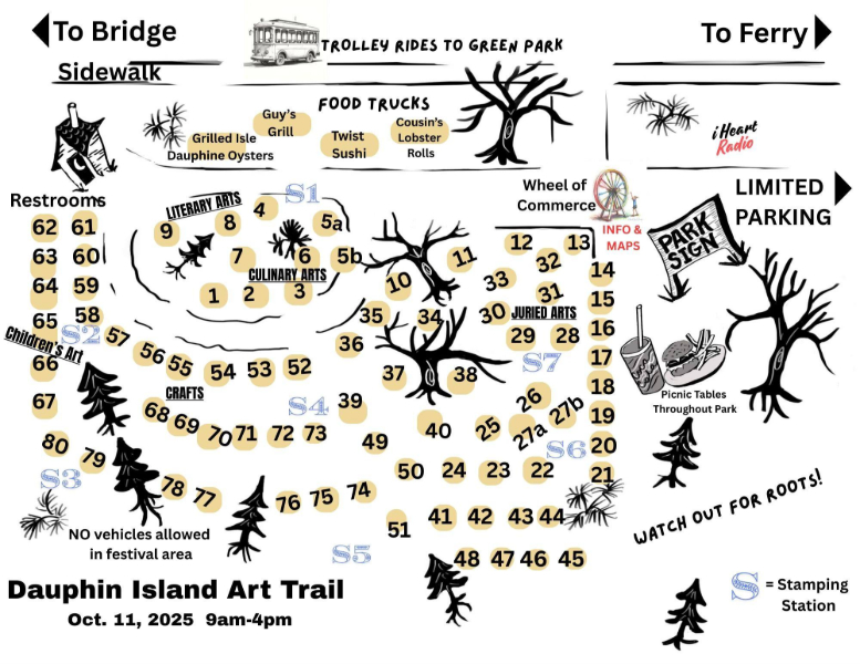 DAUPHIN ISLAND CHAMBER PLANS ART TRAIL