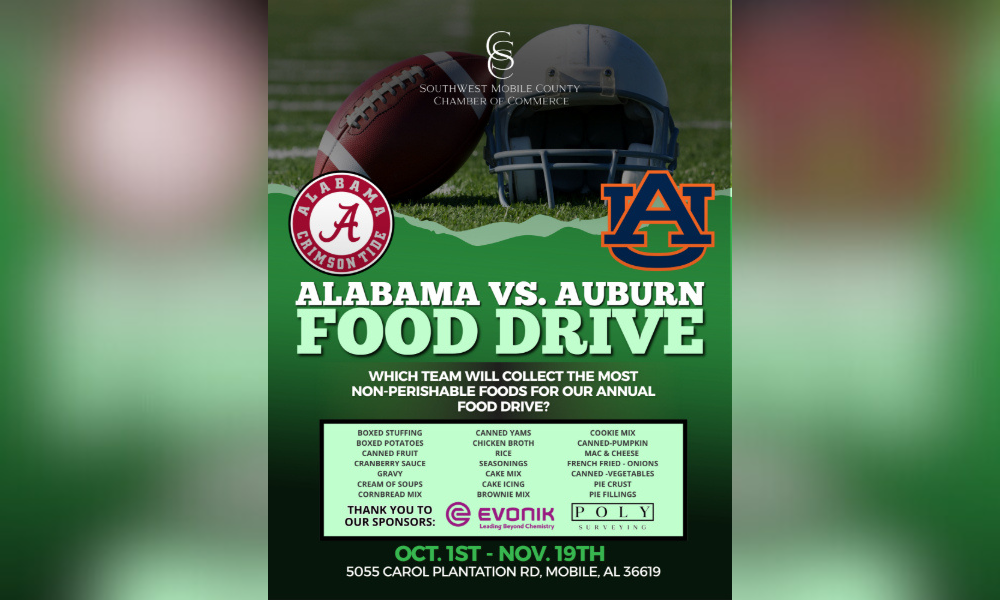 southwest Mobile County chamber Begins Food drive