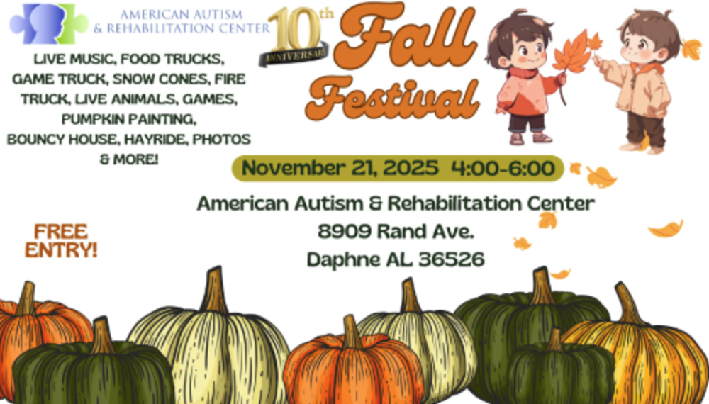 AMERICAN AUTISM & REHABILITATION CENTER TO HOST FALL FESTIVAL