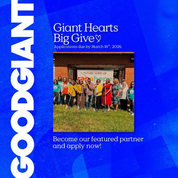 GOOD GIANT LAUNCHES PRO BONO INITIATIVE