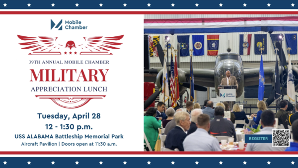 MOBILE CHAMBER MILITARY APPRECIATION LUNCHEON ANNOUNCED