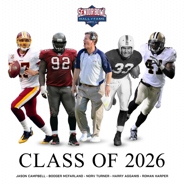 SENIOR BOWL ANNOUNCES HALL OF FAME ROOKIES OF THE YEAR