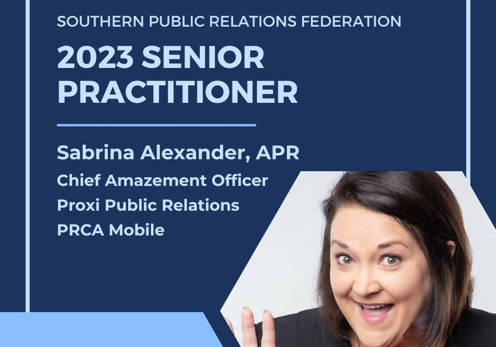 Alexander Named SPRF Senior Practitioner