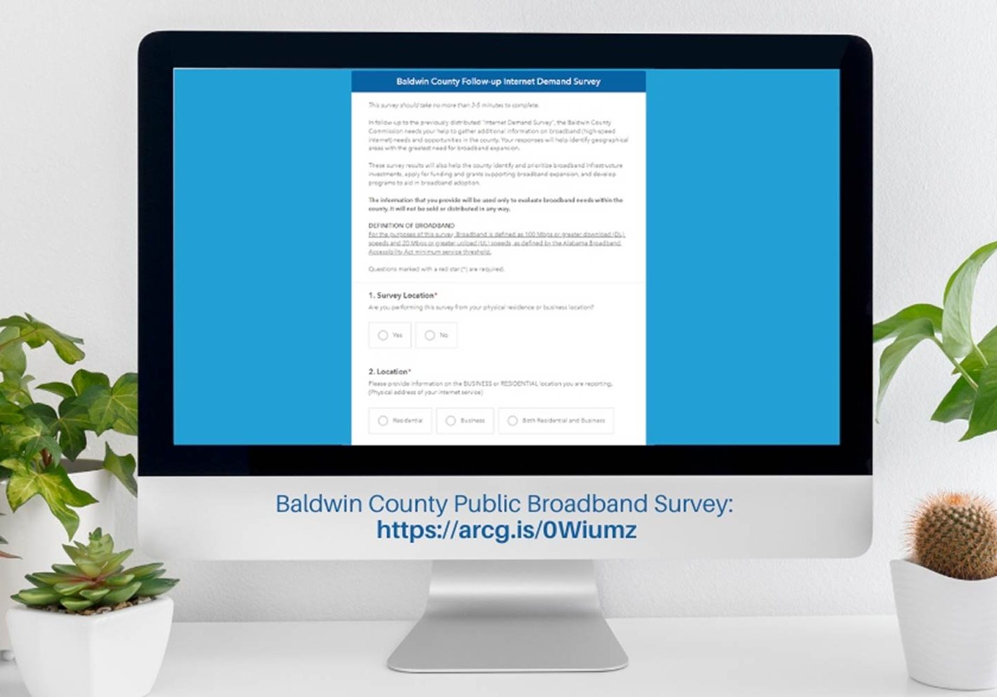 Baldwin County Broadband Survey Open
