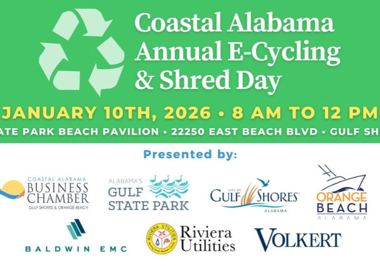 Coastal AL Annual E-Cycling & Shred Day Set for January 10th