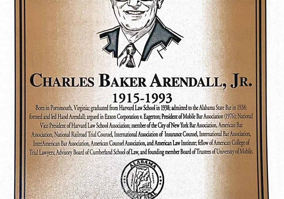 Hand Arendall Founder Inducted To Hall Of Fame