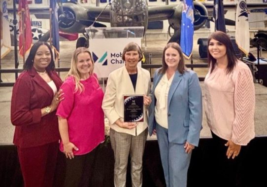 KEESLER PRESENTS COOPER WITH OUTSTANDING SERVICE AWARD