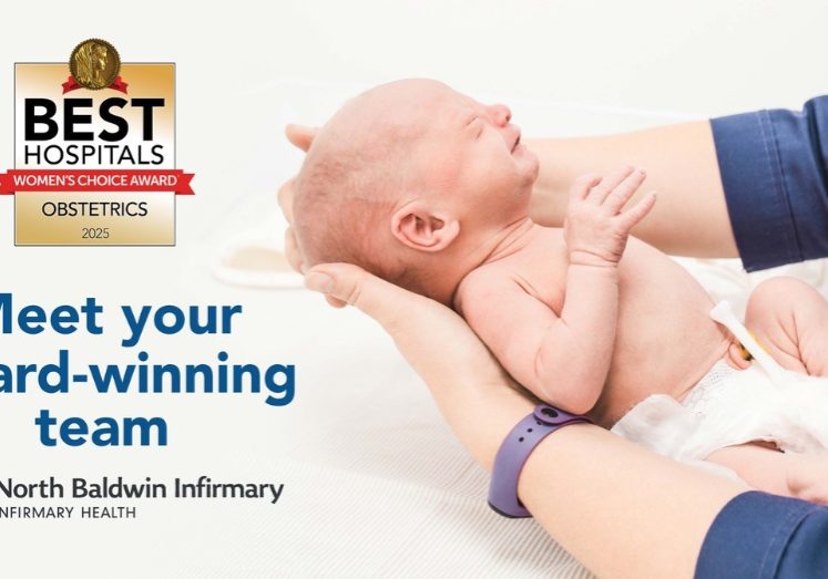 NORTH BALDWIN INFIRMARY RECOGNIZED AS A TOP HOSPITAL FOR OBSTETRICS