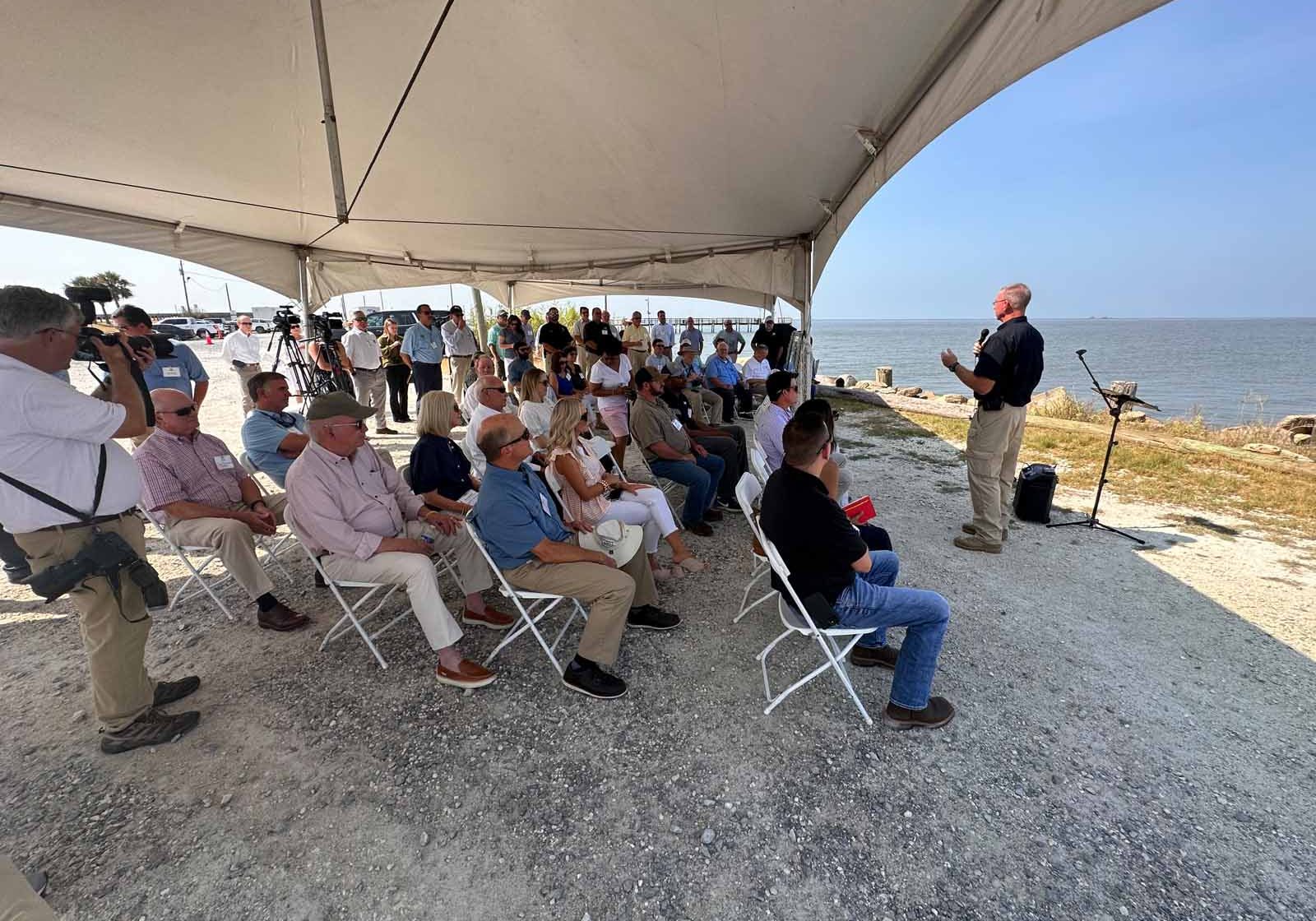 Oyster Cultch Deployment Begins Off Dauphin Island