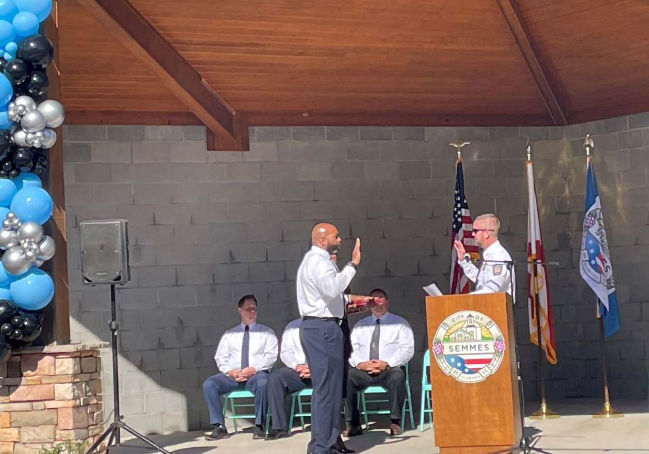 Semmes Swears In First Police Officers